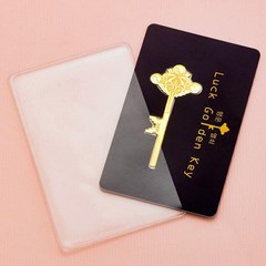 [한국표준금거래소] 순금 카드형 행운의 클로버 열쇠 1.875g