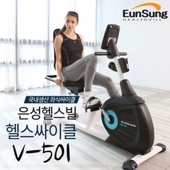 은성헬스빌 (은성) V-501 / 실내자전거 / 좌식싸이클 (직접설치), 단일옵션