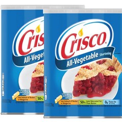 Crisco All-Vegetable Shortening 크리스코 올 베지터블 쇼트닝 6lb(2.72kg) 2팩
