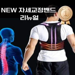 모니카케어 자세교정밴드 라운드숄더 체형 척추 굽은등 굽은어깨 허리 목 거북목 교정기, 1개