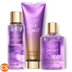 빅토리아시크릿 러브스펠 바디로션 미스트 워시 선물세트 중 옵션선택 1 Victorias Secret Love Spell, 01 바디로션, 1개