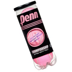 헤드 Penn 펜 핑크 분홍 컬러 테니스공 3구 Penn tennis ball, 1캔