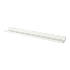 [이케아/IKEA] MOSSLANDA 액자 벽선반 115cm 화이트 702.974.65