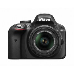 Nikon 디지털 SLR 카메라 D3300 18-55 VR II 렌즈 키트 블랙 D3300LKBK, 상세페이지 참조