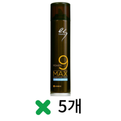 엘라스틴 파워나인 맥스 수퍼하드 스프레이, 280ml, 5개