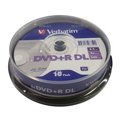 버바팀 Verbatim CD-R / DVD-R / RW / DL / 700MB 4.7GB 8.5GB 25GB 50GB 블루레이, DVD+DL 8.5GB 10p CAKE 8X