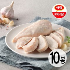 하림e닭 저염닭가슴살갈릭 100g 10봉, 10개