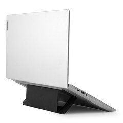 MOFT 에어플로우 스탠드 부착형 노트북 거치대 개방형 휴대용, 블랙
