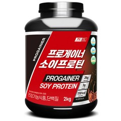 프로게이너 소이프로틴 식물성단백질 분리대두단백질, 2kg, 1개