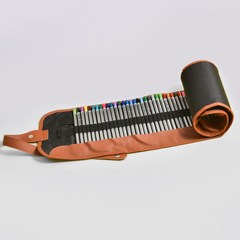 레디박스 컬러링 아트 유성 색연필, 48색 + 전용 롤 파우치