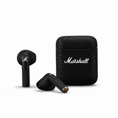 블루투스 헤드셋 노이즈캔슬링 헤드셋 Marshall-마이너 III 이어폰 진정한 무선 블루투스 5.0 소음 감소, Black