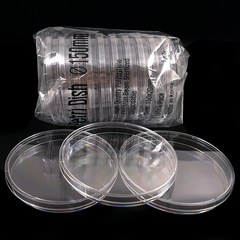 페트리 디쉬 150 샬레 패트리 접시 과학 교육 실험 도구 미생물 배양 플라스틱 일회용 petri dish 소모품별사탕마켓, 150(이벤트)