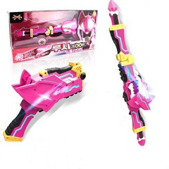 플라스틱 장난감 변형 보검 변형 장난감 칼 특공대 장난감, 핑크색