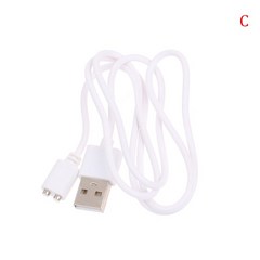 1PCS 충전 케이블 교체 DC 충전 케이블 2.5mm USB 어댑터 코드 빠른 충전 코드 새로운 마사지 제품 액세서리, 03 C, 씨, 하나