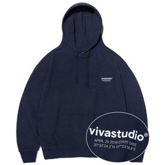 VIVASTUDIO LOCATION HOODIE NAVY KSVT52 174109