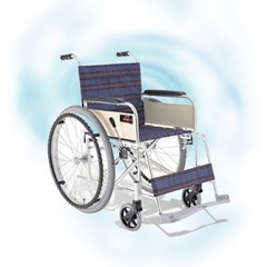 미키코리아 알루미늄 병원 경량 수동 휠체어 기본형 활동형 환자용 실버용품 MSA-1, 1개