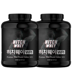 히치웨이 WPI 프로틴 헬스 단백질보충제 분리유청단백질 헬시오 2kg 1통, 2통, 3. 히치웨이(2kg) 초코맛 2통(5%할인)