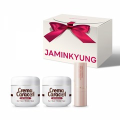 [자민경] 선물세트 크레마카라콜 레트로 인텐시브 달팽이 크림 60ml 2개 + 달팽이 콜라겐 스틱 10g, 단품