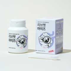 리브펫 반려동물 아이즈 눈 영양제 60g, 치즈맛, 1개, 눈물 눈건강