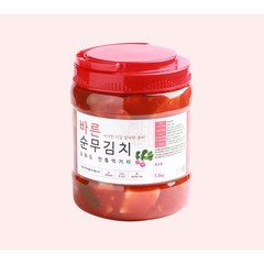 MBC맛집 강화 바른 순무김치 1.6kg 간편김치, 1개