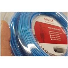MSV 포커스헥스 6각 폴리 테니스 스트링, 블루 1.10mm