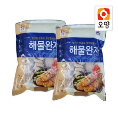 [풀빛마을]사조 해물완자 1kg+1kg 해물동그랑땡, 1kg, 2개