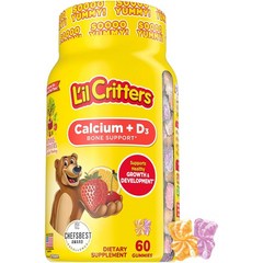 릴크리터스 어린이 칼슘 + D3 본 서포트 구미, 150개입, 2개