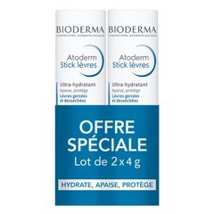 BIODERMA Atoderm sticks levres 4g DUO, 2개