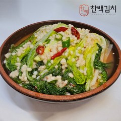 제주한백 얼갈이 제주보리김치 1kg 2kg 3kg 5kg, 01_보리김치 1kg, 1개