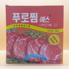 [박스할인] 고기연육제 푸로찜 (100gX10개 )X12팩 고깃집연육제 고기연하게 살살녹는고기, 1박스, 12kg