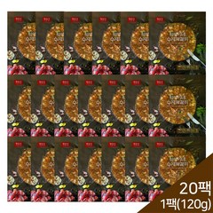 [하영이네수제떡갈비] 육즙 가득 국내산 수제 떡갈비, 3. 순한맛 떡갈비 120g x 20팩, 20개