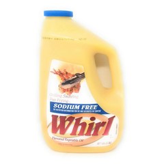 Whirl Sodium Free Butter Flavored Vegetable Oil 소디엄 프리 버터향 베지터블 오일 액상버터 3.78L, 3.76L, 1개