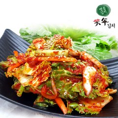 [천년김치] 국산 봄동 겉절이 1kg/고소하고 향긋한 봄김치, 1kg