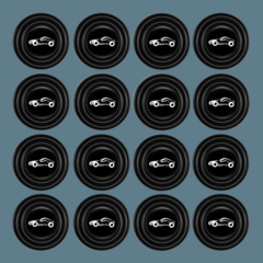 트이더스 자동차도어 충격완화 방지패드 도어버퍼 블랙팟 안전하콕(16개입), 블랙, 블랙