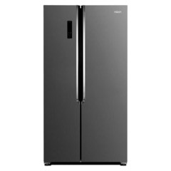 하이얼 아쿠아 양문형 냉장고 방문설치, 블랙, ARS472MNM