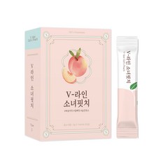 V-라인 소녀핏치 복숭아 아이스티 맛 발효 효소 엔자임 믹스GB 멀티바이오자임, 42g, 1개