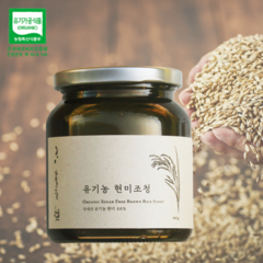 국산 유기농 무설탕 수제 현미조청 쌀조청 아기조청 460g, 1개