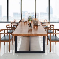 우드슬랩 스타벅스 테이블 식탁 10인용 고재 2 3 m, 200x80x75 나무 두께 8 cm