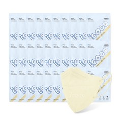 아이코코 레인보우 컬렉션 KFAD 마스크 대형XL 30매, 10매입, 3개, 아이보리(상아색)