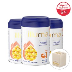 일루마 분유 1단계 900g 3통, 1개, 1개