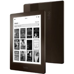 전자 책 리더 오닉스 Kobo Aura HD 6.8인치 1440x1080 잉크 라이트, 전자 책 리더 + 케이스 세트, 블랙