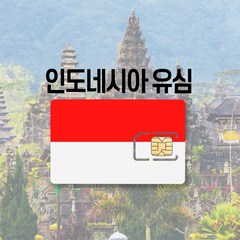 인도네시아 유심 LTE 완전무제한 5일 6일 발리 자카르타 여행 유심칩, 매일 2GB 후 저속무제한, 15일