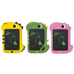 케미 공룡 전자노트 미니 패드 LCD 8.5인치 스케치보드 칠판 유아용 어린이용, 공룡(핑크)