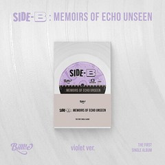 빌리 [포카앨범] - 싱글 1집 side-B : memoirs of echo unseen (POCA)(violet ver.) 포토 스탠드 패키지(1종)+QR카드(랜덤 1종)+포토카드(랜덤 2종)+스티커(2종)