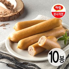 하림 하림이닭 닭가슴살 소시지 훈제 120g 10팩, 1세트