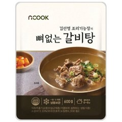 김선영 조리기능장 [엔쿡] 김선영 뼈없는갈비탕 600g*10팩, 단일옵션, 10팩, 600g