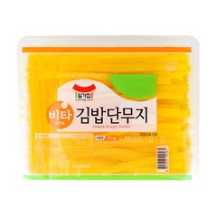 일가집 김밥단무지 3kg 김밥재료 업소용, 1개