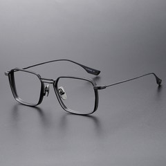 일본 초경량 안경 테 티타늄 가벼운 사각 dita125 남성 여성