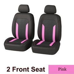 부스터카시트 카시트 주니어카시트 통기성 메쉬 패브릭 자동차 시트 커버 액세서리 인테리어 백 포켓 에어, 06 Pink 2 Seat