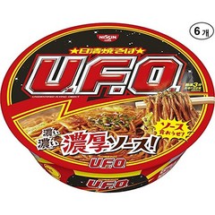 Nissin 닛신 UFO 유에프오 야키소바 볶음면 128g, 6개